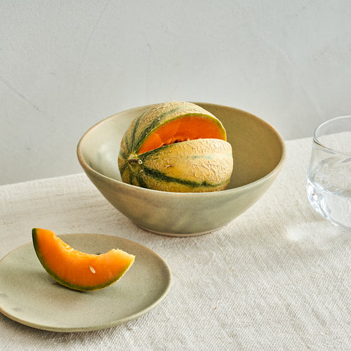 Janaki Larsen Soup Bowl, Pebble Glaze