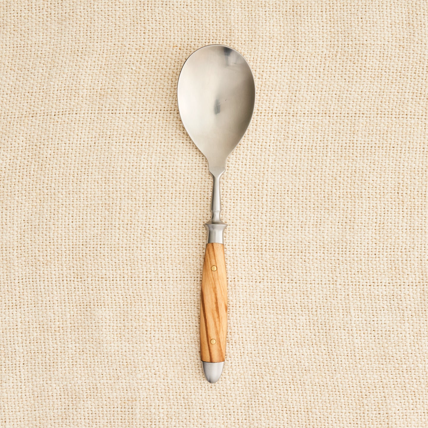 Eichenlaub Old German Serving Utensils in Olive Wood