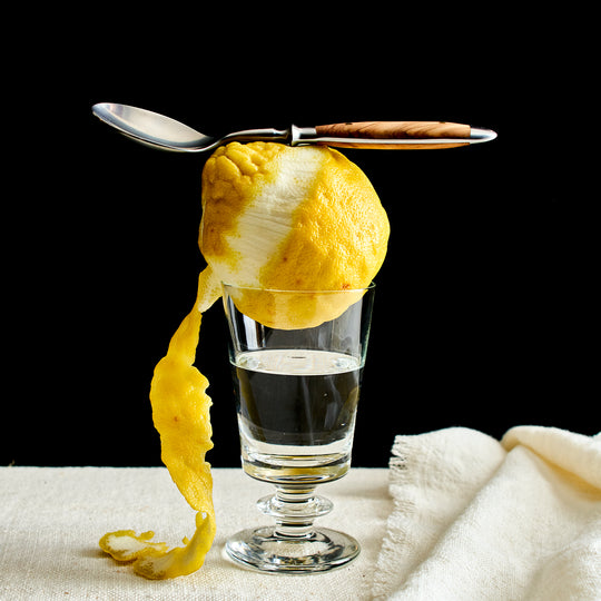 Eichenlaub Old German Table Spoon - Olive Wood