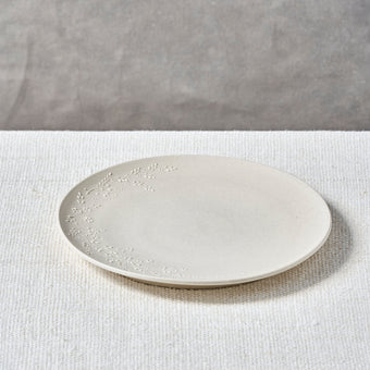  Dessert Plate White & Gold