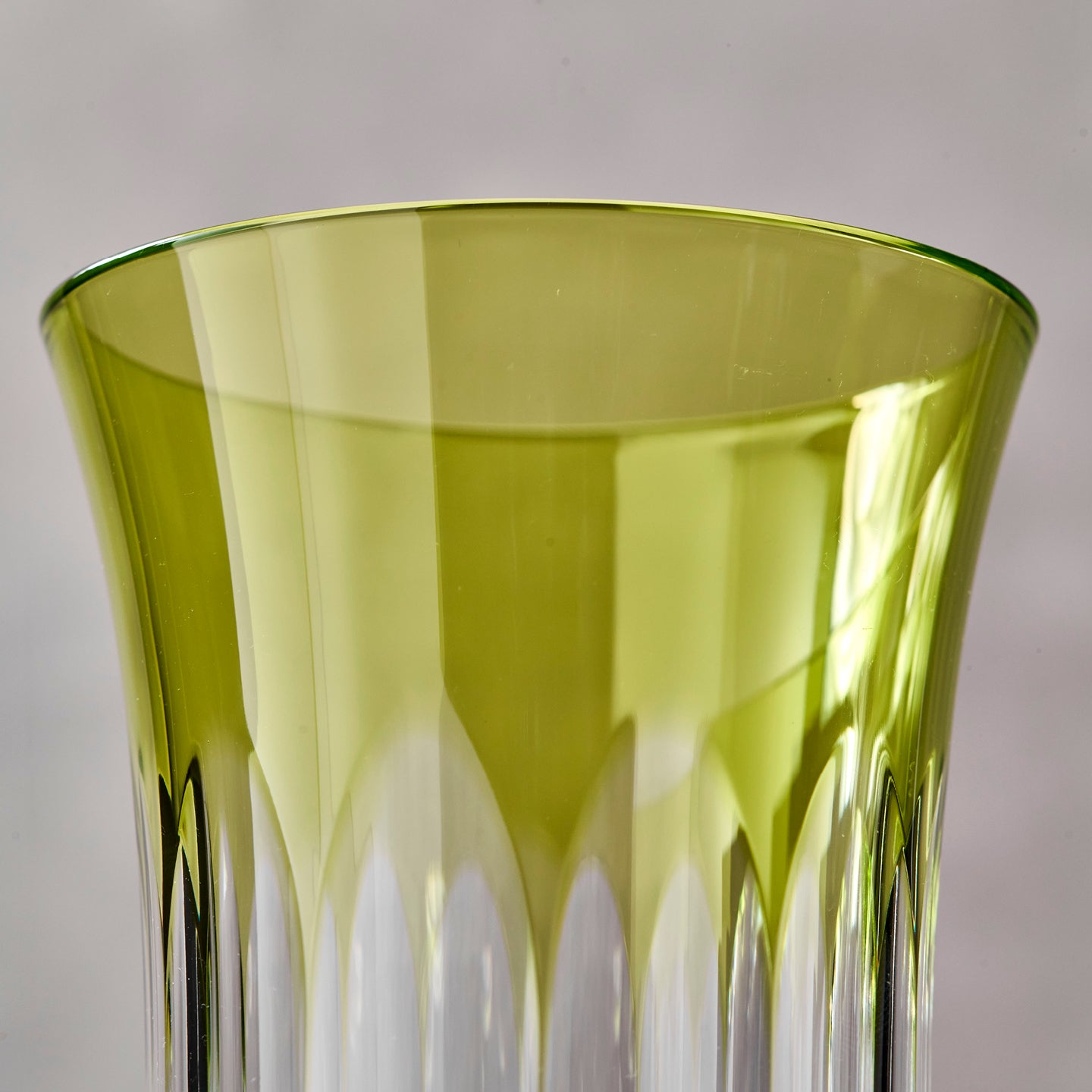 Kimiko Yasuda Namihana Chartreuse Tall Tumbler Glass
