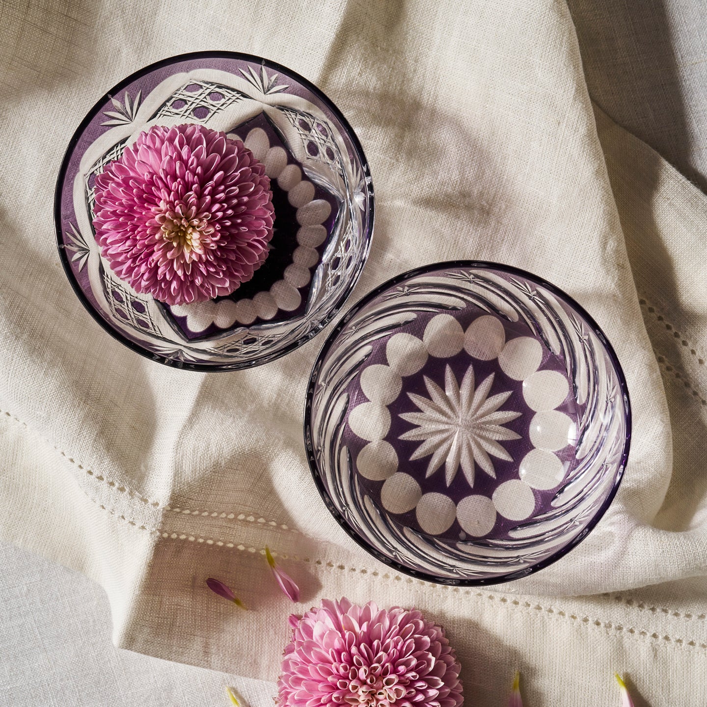 Shimizu Glass Kamahishi Lavender Bowl