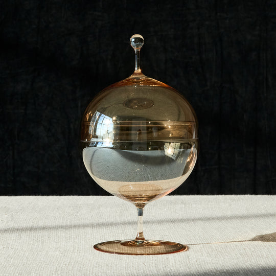 J. & L. Lobmeyr Large Gold Candy Dish I