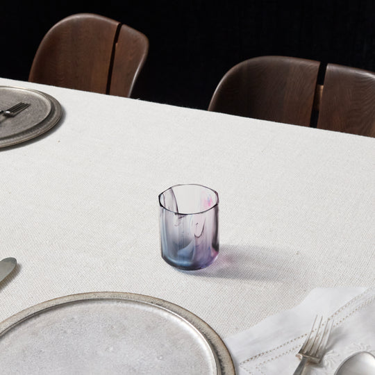 Yuki Osako Purple Facet Rock Glass