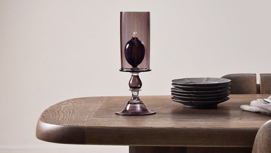 RW GUILD Lunet Oil Lantern in Aubergine