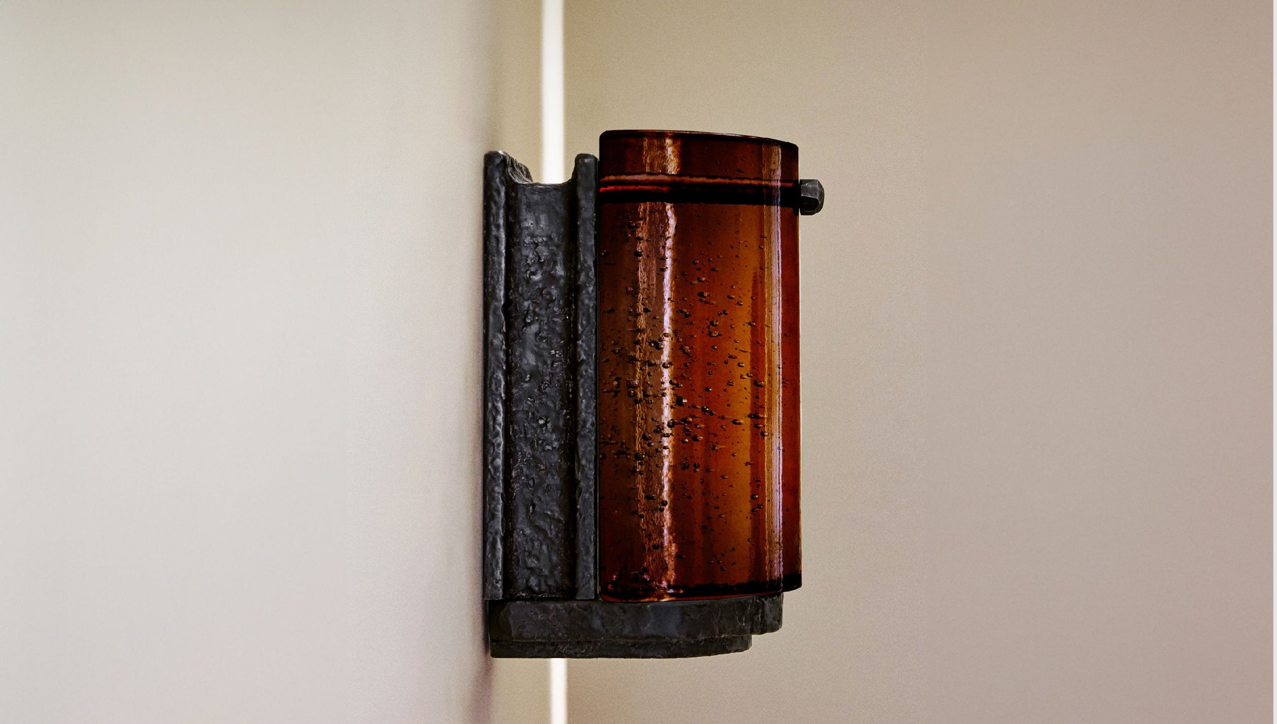 Lentium Sconce In Cast Bronze