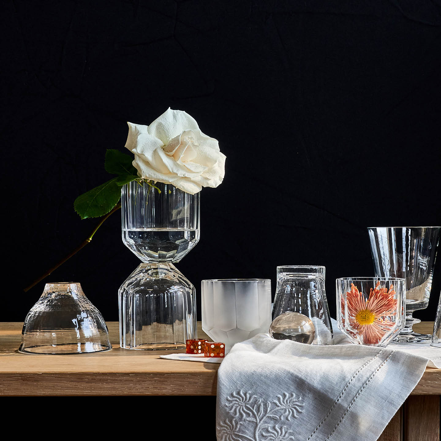 Yuki Osako Opaque Facet Shot Glass