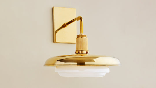 Oscar Fixed Sconce Glass Shade