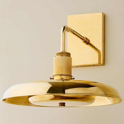 Oscar Fixed Sconce Metal Shade