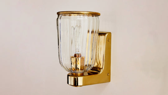 Porto Sconce Clear Glass