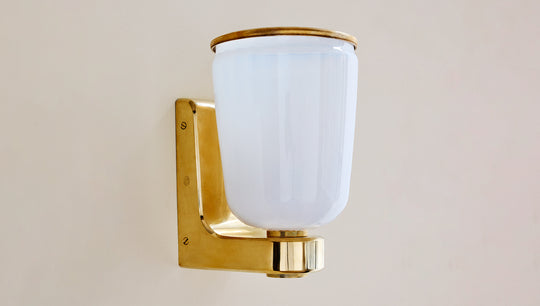 Porto Sconce Opaline Glass