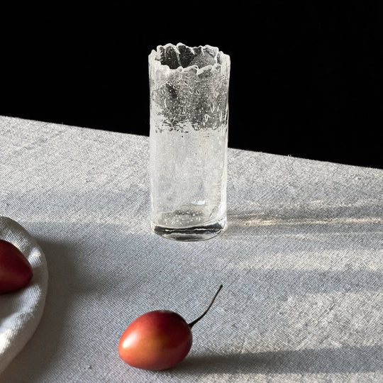 Naoya Arakawa Crackle Tall Crown Vase