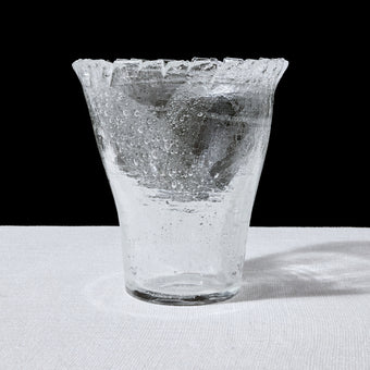  Crackle Morning Glory Vase