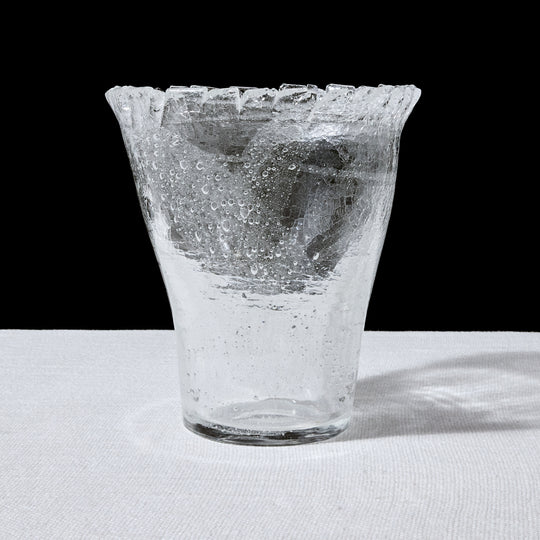 Naoya Arakawa Crackle Morning Glory Vase