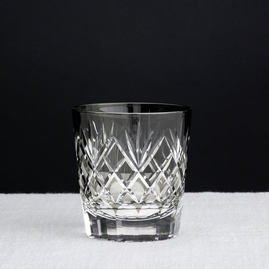 Shimizu Glass Gray Yarai Sasa Rock Glass