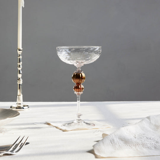 Hyunsung Cho Cocktail Glass in Burgundy