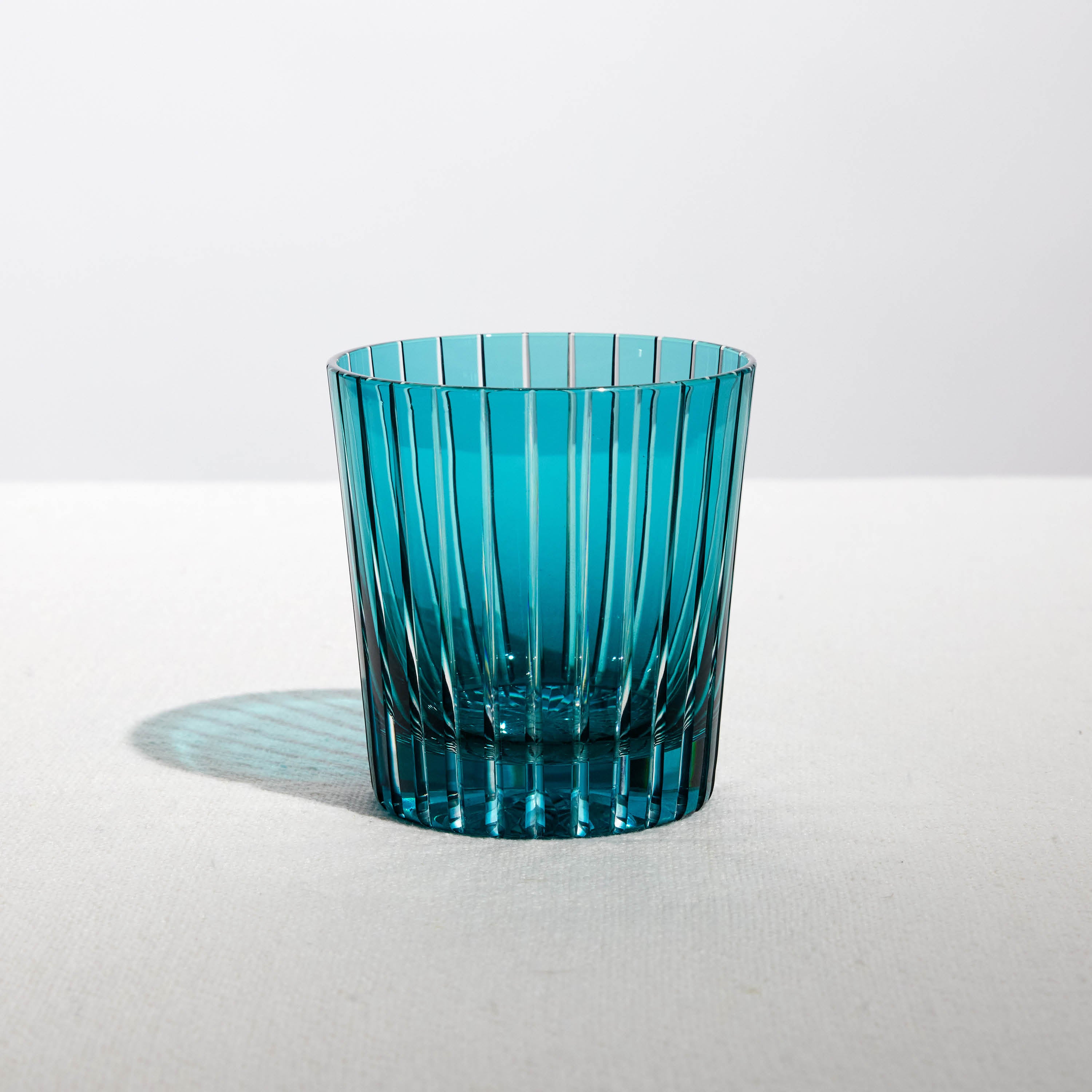 Kimiko Yasuda Suji Crystal Rock Glass Turquoise