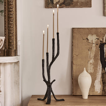 RW Guild Branch Candelabra Bronze