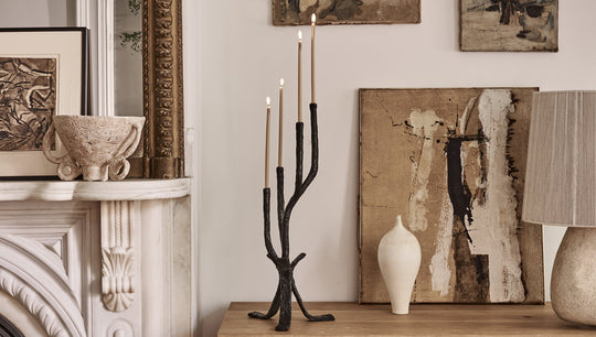 RW Guild Branch Candelabra Bronze