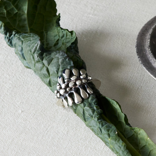 Ron Boyd Grapevine Napkin Ring, Sterling Silver