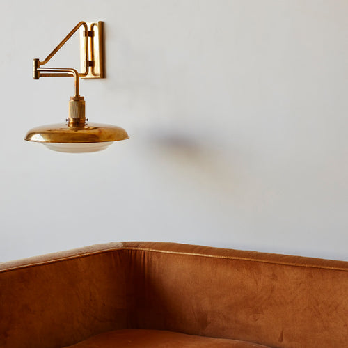 Oscar Articulated Sconce Glass Shade