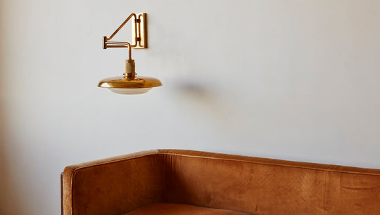 Oscar Articulated Sconce Glass Shade