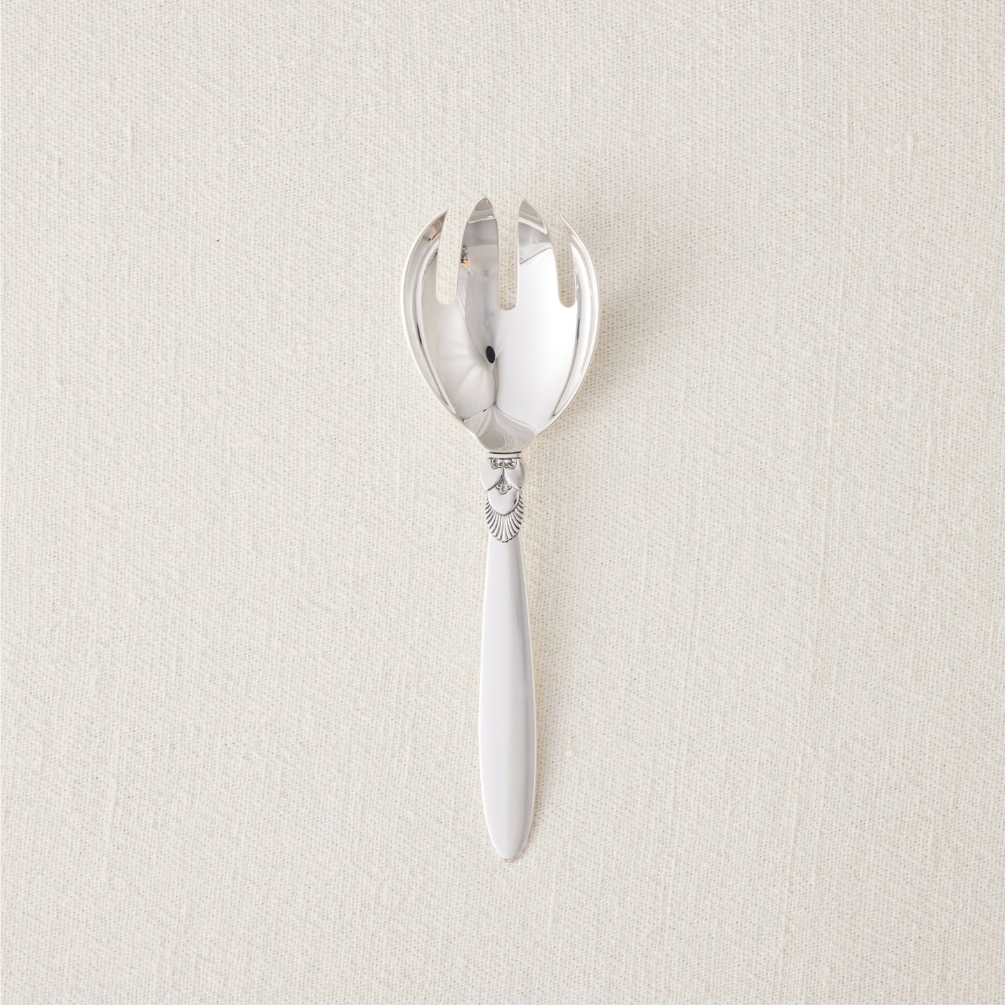 Georg Jensen Cactus Sterling Silver Small Spoon and Fork