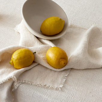 RW GUILD FRINGE DOUBLE WEAVE WASHED LINEN NAPKIN