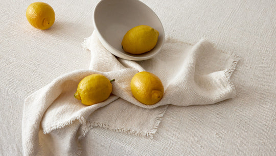 RW GUILD FRINGE DOUBLE WEAVE WASHED LINEN NAPKIN