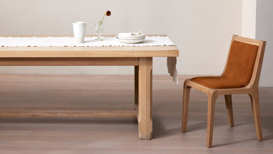 RW Guild Fringe Double Weave Washed Linen Table Runner