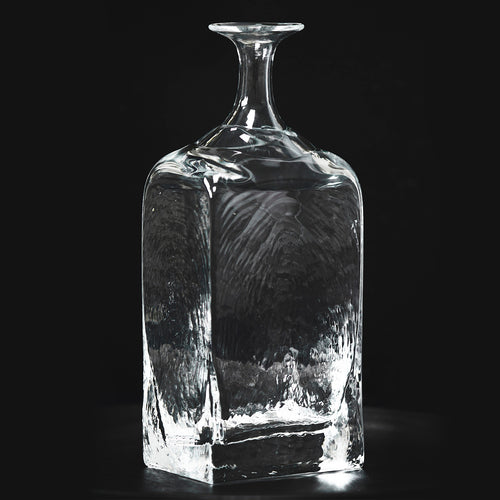  Kaku Square Glass Bottle Vase