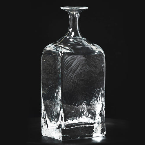 Yoshihiro Nishiyama Kaku Square Glass Bottle Vase