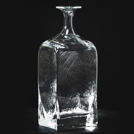 Yoshihiro Nishiyama Kaku Square Glass Bottle Vase