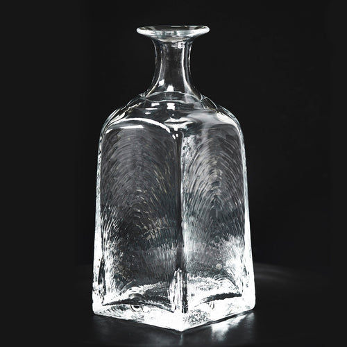 Yoshihiro Nishiyama Tapered Square Glass Bottle Vase