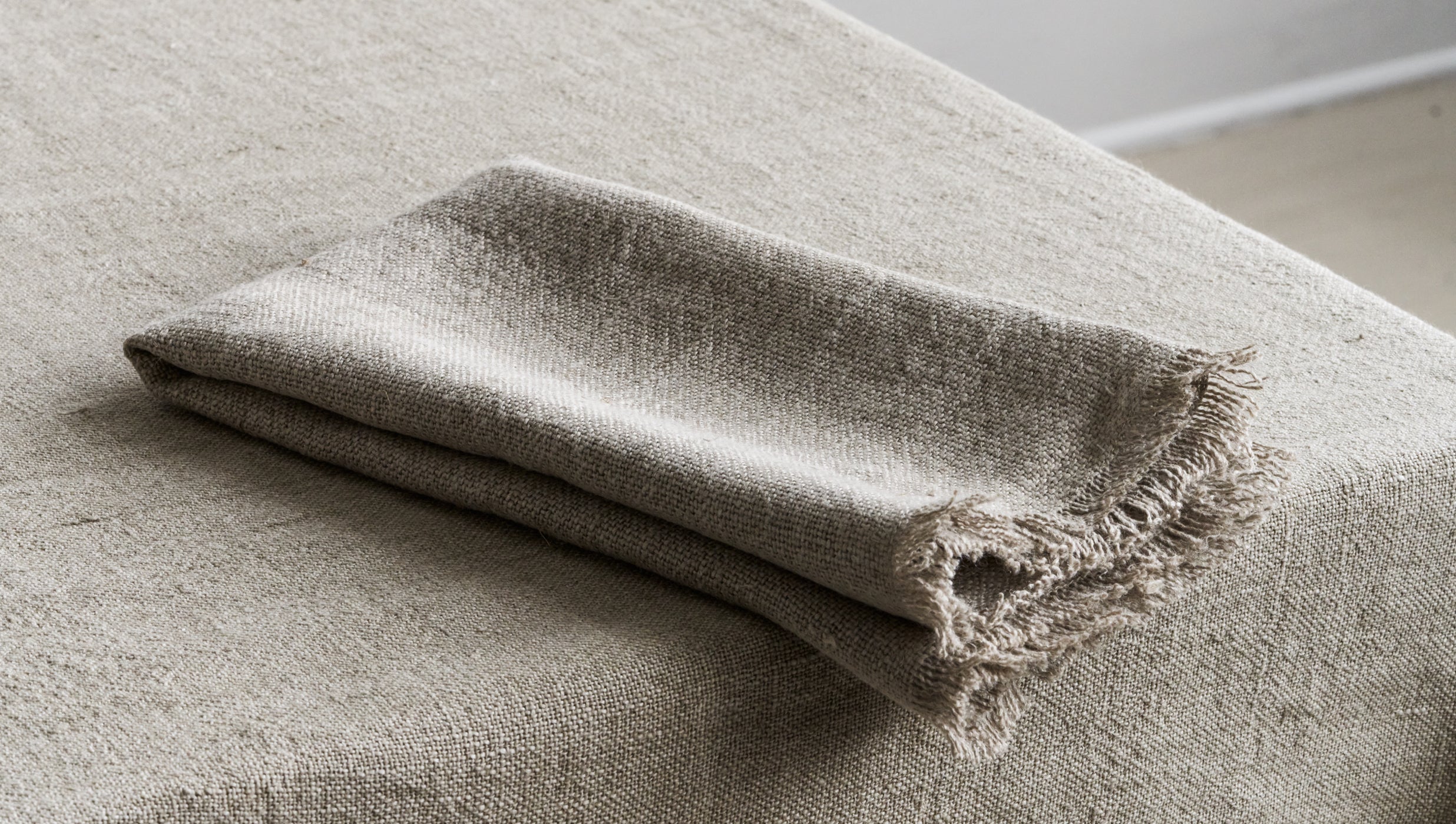 Linen Napkin, Linen Tassel Napkin Cloth, Plain Kitchen Towel