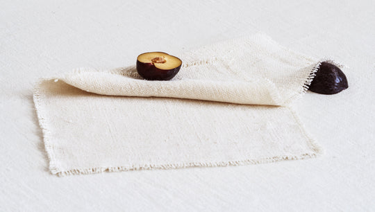 RW GUILD FRINGE DOUBLE WEAVE WASHED LINEN PLACEMAT