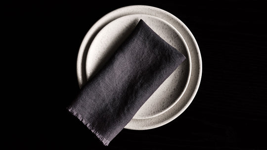 RW Guild Fringed Flax Linen Napkin