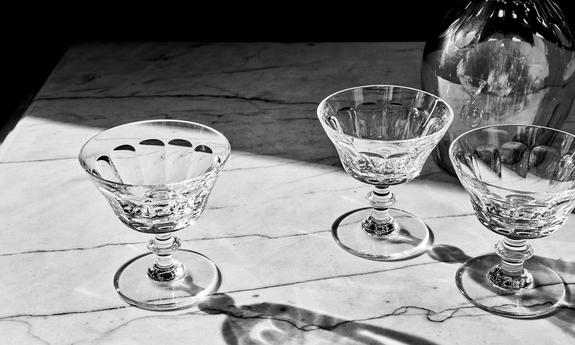 Daum - Royale De Champagne Louis Vuitton Water Goblet - Ajka Crystal