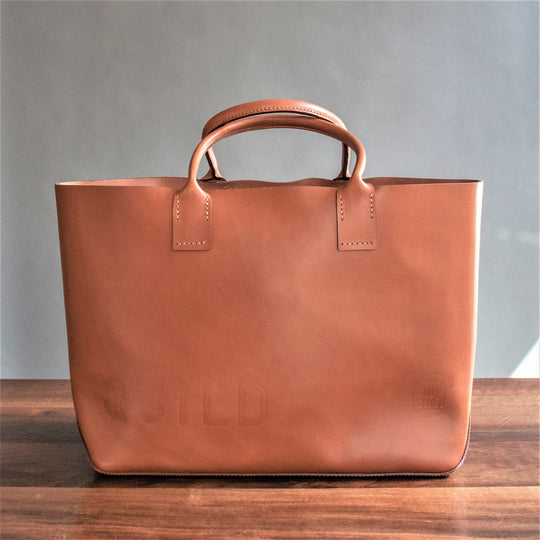 RW Guild Tan Leather Tote Bag