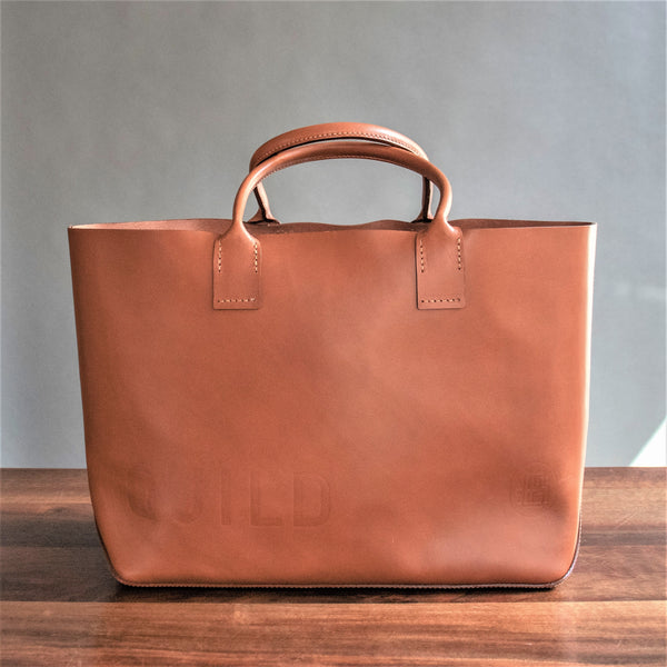 Seamed Leather Tote (Chocolate) - Artisan Leather Bag – Intertwined:  Handmade for Good