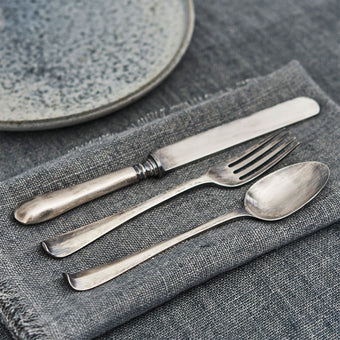  Flatware in Patinated Silver